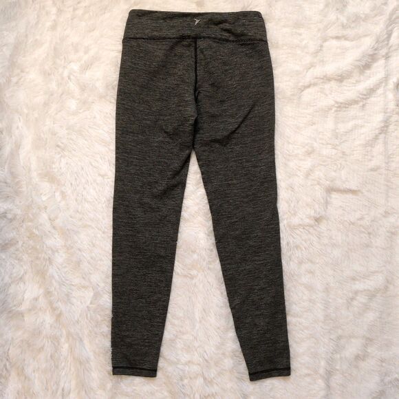 Old Navy Active‎ Go Dry Full Length Leggings Women's Medium Gray Stripe - Picture 3 of 10